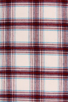 Maroon, Bright Blue & White Checked Linen