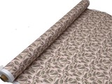 Fern & Palm Fronds on Pale Apricot Printed Cotton