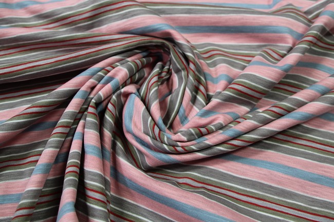 Summer-Time Stripes Cotton Lycra