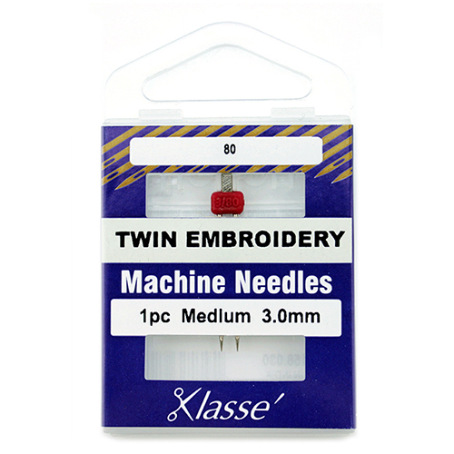 Size 80/3.0mm Twin Embroidery Machine Needle