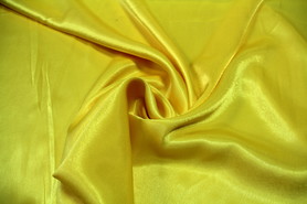 Sunshine Yellow Satin Backed Crepe