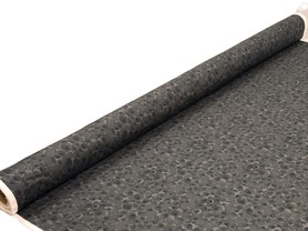 Charcoal Bubbles Printed Cotton