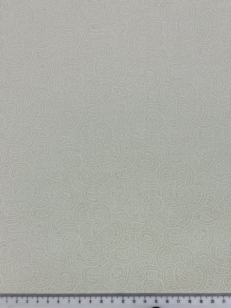 Cream Ponga Koru Design Kiwiana Cotton