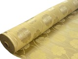 Gold Shimmering Floral Upholstery