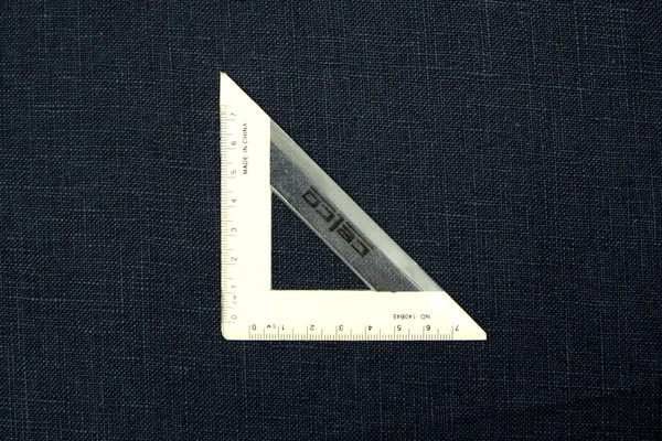 Dark Navy Bio Washed Linen