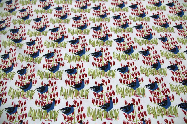 Pukeko Patch Printed Kiwiana Cotton