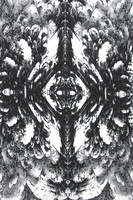 Black & White Graphic Tree Printed Linen Blend