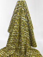 * REDUCED * Caution Tape Premium Cotton Print
