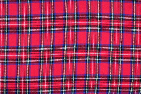 Classic Red, Blue & Green Brushed Cotton Check