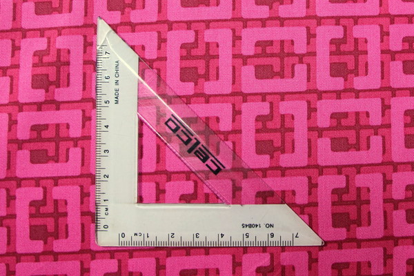 Vintage Pink Grecian Printed Cotton