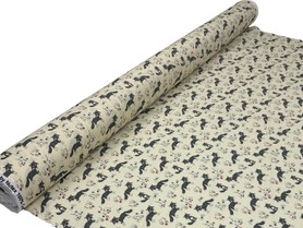 * REDUCED * Wildwood Foxes on Cream Premium Printed Cotton
