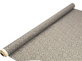 Grey Bubbles on Printed Cotton
