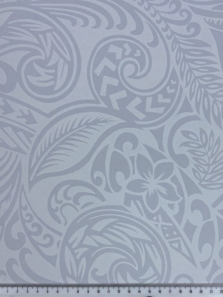 Fern - White on White Sturdy Stretch Knit