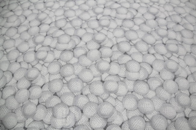 Golf-Balls Printed Cotton New Image
