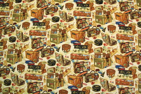 Baggage: Victorian Vintage Premium Printed Cotton