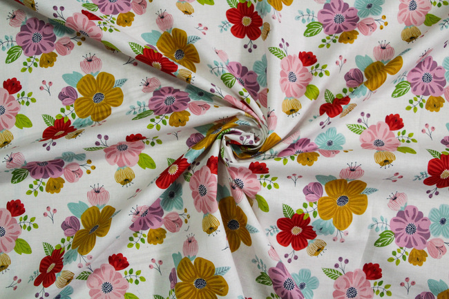 Sunshine (Flower) Premium Printed Cotton