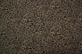 Caramel - Te Koripi Wae O Maui Design Kiwiana Cotton