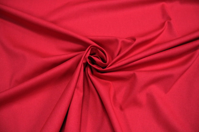 Cardinal red linen blend