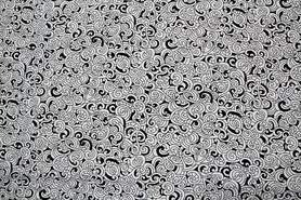 Black & White Moko Design Kiwiana Cotton