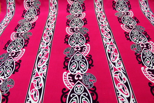 Traditonal Designs of Aotearoa - Hot Pink