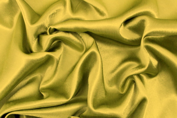 Green Gold Satin Backed Crepe