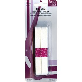 Non-Roll Woven Elastic 12mm x 2 metre Roll