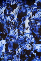Floral Blue Tones Digital Printed Rayon