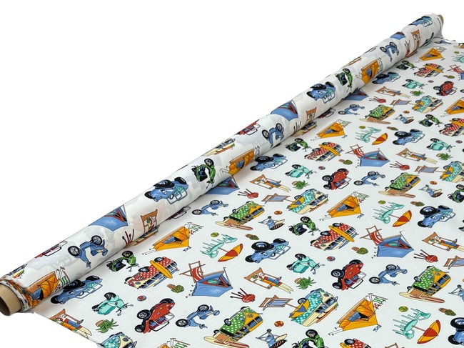 Vintage Holiday Kiwiana Cotton