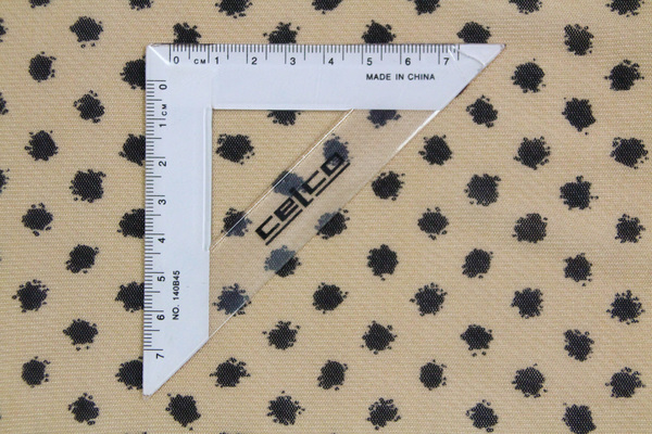 Black Blots on Camel Fine Mesh 