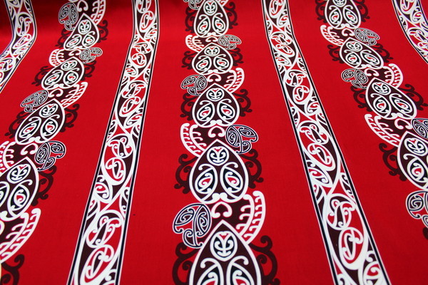 Traditonal Designs of Aotearoa - Red