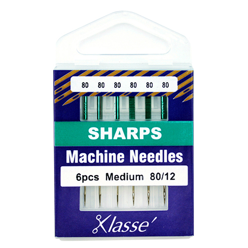 Size 80/12 Sharp Machine Needles