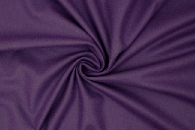 Deep Violet Wool Blend