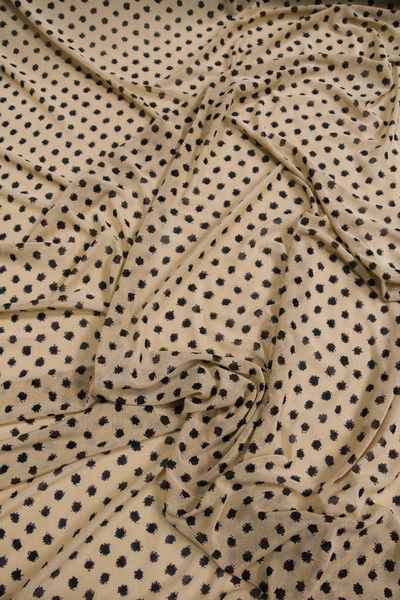 Black Blots on Camel Fine Mesh 