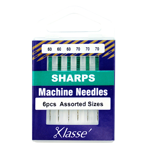 Sizes 60 and 70 Sharp Machine Needles