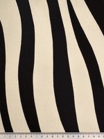 Black Zebra Printed Bamboo Cotton Blend