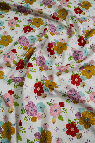 Sunshine (Flower) Premium Printed Cotton