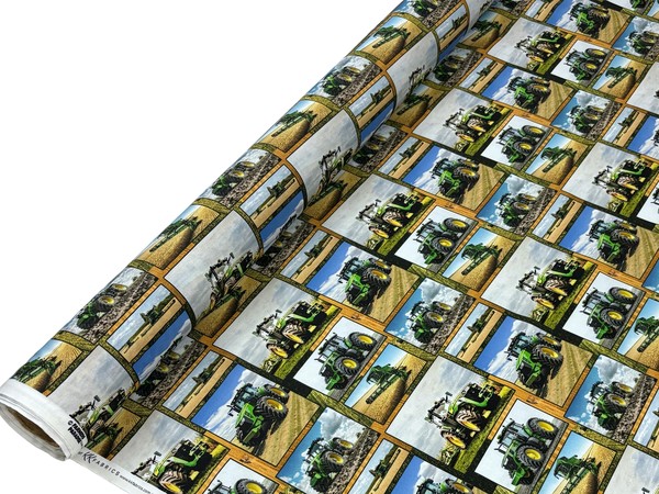 Farmers Paradise Farm Machines Premium Printed Cotton
