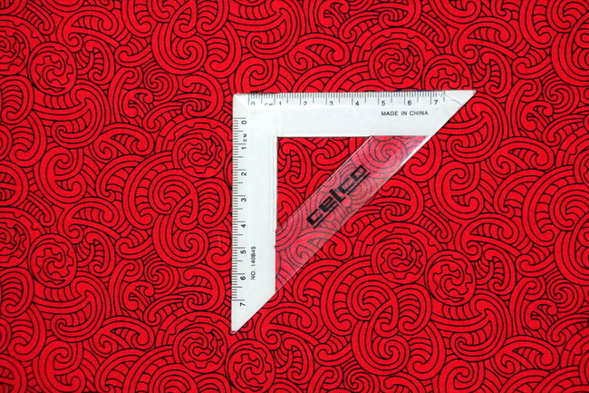 Red Ponga Koru Design Kiwiana Cotton