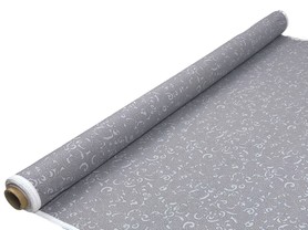 Silver/Grey Moko Design Kiwiana Cotton