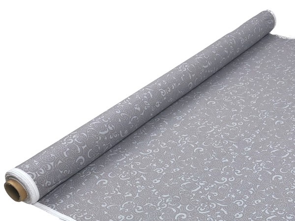 Silver/Grey Moko Design Kiwiana Cotton