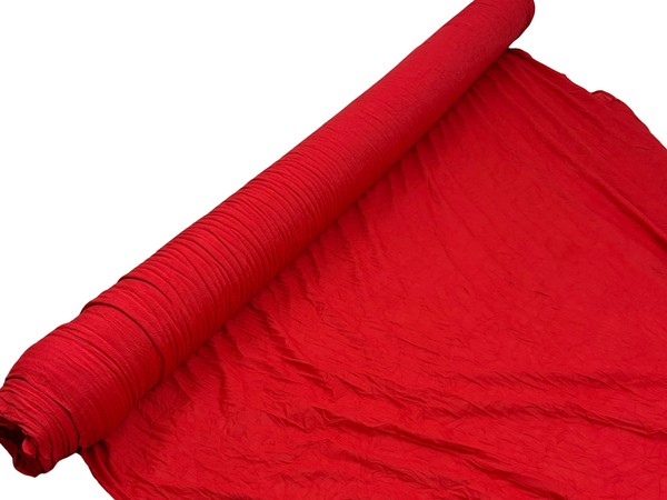 Red Light Crinkle Knit