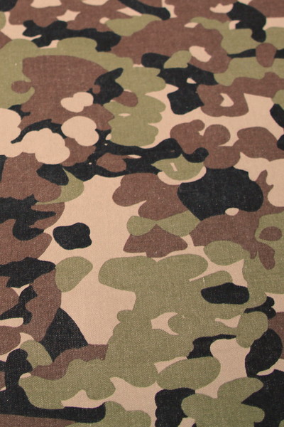 Olive, Browns & Black Splodge Camo Light-Drill