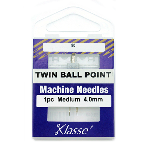 Size 80/4.0mm Twin Ballpoint Machine Needle
