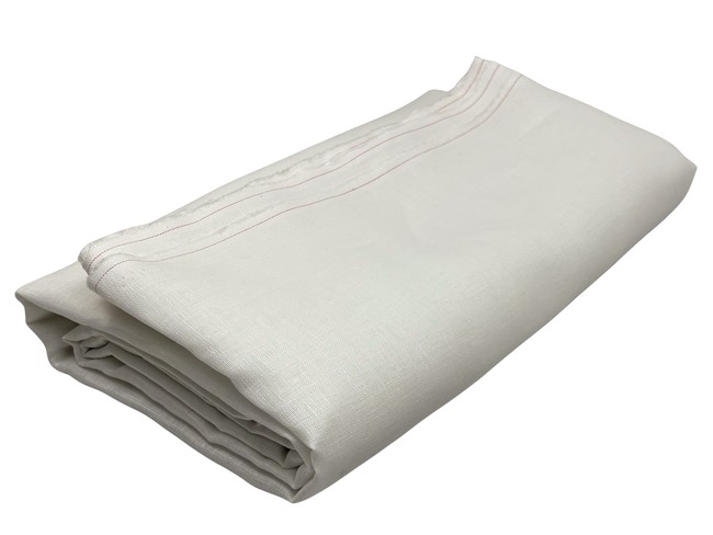 *LAST PIECE* Warm White 100% Linen