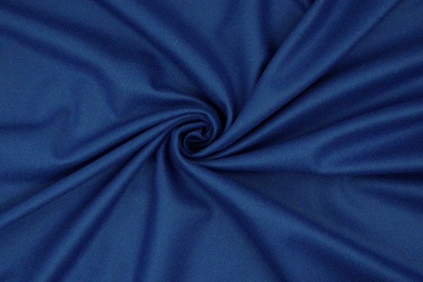 Deep Cobalt Blue Wool Blend