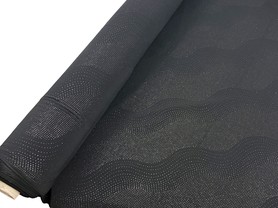 Black Embossed Sparkle Lycra Knit