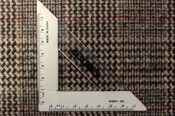 Tweedy Checks Wool Coating