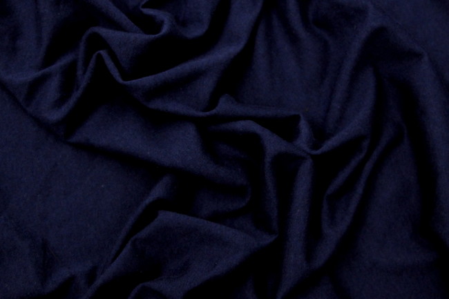  Midnight Blue Viscose Blend Knit