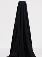 Black Embossed Sparkle Lycra Knit