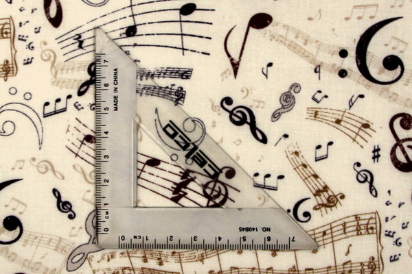 Musical Notes Symphony Printed Cotton